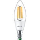 Philips 10 stk Master Ultra Efficient LED Candle 2,3W 827 485 lm E14 klar