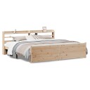  Sengeramme med hodegavl 180x200 cm heltre furu 3306768