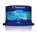 Verbatim CD R 700MB 52X50PK spindel