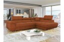 Gabina Sofa med Sjeselong 3 seter   Oransje