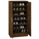 vidaXL Skoskap r?kt eik 55x35x108 cm konstruert tre