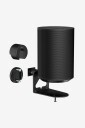 LogiLink Veggfeste for Sonos Era 100/300 - Justerbart, Svart