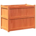 Hageplantekasse voksbrun 90x50x70 cm heltre furu