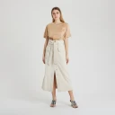 Erika Cavallini Dame Skjørt Beige S,