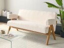 2 seters sofa Tamre   Off white lysebrun