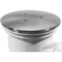 Purus deksel til dusjkaravløp Ø90 mm krom chrome 120 mm
