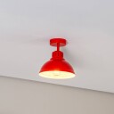 Luminex Sven taklampe 1 lyskilde rød stål E27