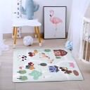 Stor EVA skummatte for barn Gård 90x90 cm 21 stk ECOTOYS
