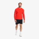 RevolutionRace Pulse Running Long sleeved T shirt Herre Fiery Red Størrelse:S   Herre > Overdeler > Langermede skjorter