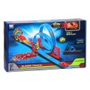 Track Racing Super Track Bane med dobbel loop