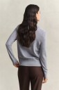 Gant Extrafine Merino Cardigan   Grey   M