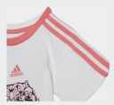 Rosa/Hvit Adidas 3S SP Sett (80 / 1 år)