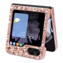 Samsung Galaxy Z Flip6 Glitter Series Hybrid-deksel Gull