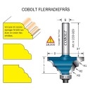 Cobolt 233-929 Flerradiefres R=3 4,5 og 6mm Maskintilbehør & forbruk