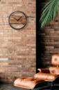 NeXtime Veggklokke Forest Large diameter 45 cm Brun