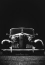 Old Black Car Plakat Plakat / 40x50cm