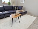 Lounge Ryeteppe 240x340 cm Rektangulær   Hvit