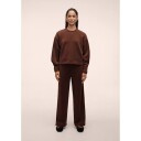 Casall Peachy Crew Neck Dame Dark Brown XS