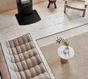 Pappelina Edit matte oker vanilje beige metallic 70x120 cm