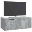  Vegghengt TV skap Grå sonoma 78,5 x 41 x 30 cm Konstruert tre