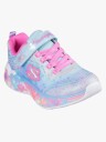 Skechers ETERNAL HEART LIGHTS  Blinkende Sneakers Blå 27