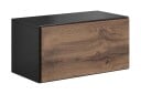 Vitrineskap Roco 37,5x39x75 cm   Antrasitt