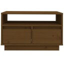 vidaXL TV-benk brun 60x35x37 cm heltre furu