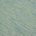 vidaXL Utendørs flatvevd teppe 200x280 cm turkis