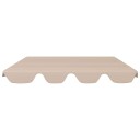 vidaXL Erstatningsbaldakin hagehuske Beige 150/130x70/105 cm 270 g/m²