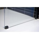 Arrow 30932 Gulvbeslag svart, 6 mm, lim, Baderom