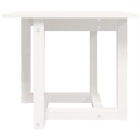 vidaXL Salongbord hvit 50x50x45 cm heltre furu
