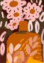 Blooming Vase Plakat Plakat / 21x30cm