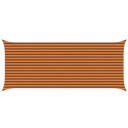 vidaXL Solskygge seil Oransje og Brunt 2,5 x 6 m 100% polyester Oxford