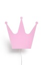 Cloudberry Castle Vegglampe Krone Rosa