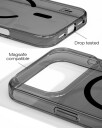 Ideal Of Sweden Clear MagSafe Mobildeksel til iPhone 17 Pro Max Tinted Black