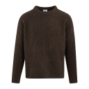 Perot Sweater Chocolate XL Teddy knit mock neck