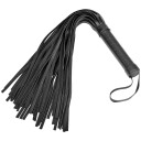Obaie Imitert Lær Flogger 42 cm     - Svart