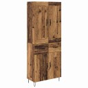  Høyskap med skuff Gamle tre 69,5 x 34 x 180 cm Konstruert tre