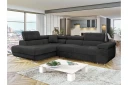Gabina Sofa med Sjeselong 3 seter   Svart
