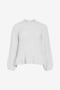 Vila Pullover viBows L/s O neck Knit Hvit