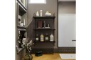 Pulalis Vegghylle 40 cm   Svart/Marmor
