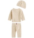 Tommy Hilfiger Gaveeske   Bukser/Cardigan/Lue   Strikk   Kabel     Tommy Hilfiger   1 år 80   Cardigan   Beige