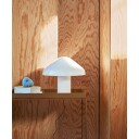 HAY Pao Glass Table Lamp White Opal