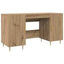  Skrivebord med dør artisan eik 140 x 50 x 75 cm Konstruert tre