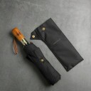 Estore Paraply Kompakt 115 cm Svart
