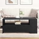  Svart Eik Kaffebord 102x55x43.5 cm Laget av Ingeniørtre