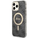 Guess Mobildeksel for iPhone 13 Pro Max 6,7" med MagSafe Svart