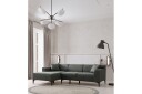 Malpani Sofa med Divan 4 sits   Grønn