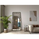 Sylron Gulvspeil 80 x 180 cm   Svart