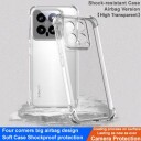 Xiaomi 14 Imak Drop-Proof TPU-deksel Gjennomsiktig